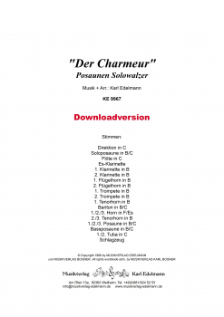Der Charmeur Posaunensolowalzer - Download